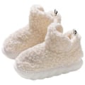 Miniatyrbillede 1 af 5: Vores Skønne Fleece-Støvletter, Bløde Hukommelsesskum Søde Varme Fuzzy Hjemme-Fleece-Støvletter hvide37( hvide39)