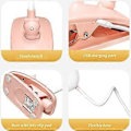 Miniatyrbillede 2 af 5: LED Klemmelampe til børneseng, fleksibel 360-graders clip-on lampe med 3 belysningstilstande og 5 dæmpbare niveauer, USB genopladelig trådløs LED bordlampe, pink