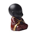 Miniatyrbillede 2 af 5: Resin Buddha Statue Små Børn Munk Figurer Te Kæledyr Ornament A( C)