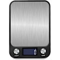 Pikkukuva 1 / 5: Musta kosketusohjaus digitaalinen keittiövaaka 1g - 10 kg, USB-lataus