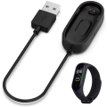 Miniatyrbillede 1 af 5: Oplader Kompatibel med Mi Band 4 - USB-kabel Dock Opladningsadapter