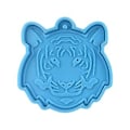 Miniatyrbillede 1 af 5: 3168 Tiger til hoved Silikoneform med hul Nøglering Vedhæng Håndlavet form