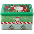 Miniatyrbilde 2 av 2: 2 stk. Klar Godteriboks Juleblikkboks Mini Blikkboks Julegaveeske Juleblikkboks