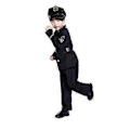 Miniatyrbild 1 av 3: Halloween Polis Uniform Kostym Rollspel Kläder Kostym Party Uniform Kostym utan för Pojkar Storlek L 7-10 År