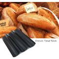 Miniatyrbilde 5 av 5: Fransk brødform Non-stick perforert baguetteform Brødform Fransk