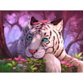 Miniatyrbild 1 av 5: 5D Diamantmålningssatser, DIY Tiger Diamantkonstsatser, 30 x 40 cm