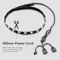 Miniatyrbilde 5 av 5: 15,7 tommers 5V magnetisk ARGB-stripe ARGB Aura Sync PC LED-stripe for datamaskin chassisdekorasjon