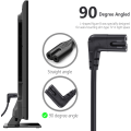 Miniatyrbillede 3 af 4: TV-strømkabel kompatibel med Samsung TV, Ancable 6 fod 90 grader