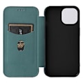 Miniatyrbillede 5 af 5: Læder Telefon Case til iPhone 15 Plus (Grøn)