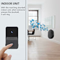 Miniatyrbild 3 av 5: 1 st trådlös fjärrvideo dörrklocka smart hem intercom HD natt