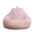 Miniatyrbillede 1 af 5: Ekstra Store Sækkestole Sofa Betræk Indendørs Lazy Lounger Til Voksne Børn (uden fyld), 100% Ny (Pink)