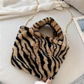 Miniatyrbillede 5 af 5: Dametasker Leopard Mønster Crossbody Canvas Skuldertaske Tote Pung Håndtaske Messenger Satchel (Pink Leopard)