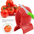 Miniatyrbillede 2 af 5: Tomatskærer, Tomatcitronskærer Frugt Cutter Løg Holder Kitc
