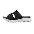 Miniatyrbilde 4 av 5: Sports MD Casual Sandaler for Dame Stor Størrelse Sommer Kilehæl Slippers (EU 35 Svart)
