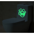 Pikkukuva 3 / 5: Valaisevat hymytarrat, hauskat WC-seinätarrat,