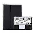 Miniatyrbild 1 av 5: Bluetooth-tangentbord PU-fodral A910B-A (Svart Vit)