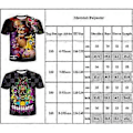 Miniatyrbillede 2 af 2: FNAF Five Nights at Freddy's 3D Print Børne Kortærmet T-shirt Casual Tee Toppe Drenge Piger Sommer T-shirts Bluse Tøj (9-10 År D)
