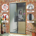 Miniatyrbilde 5 av 5: Sjelden perle insektbeskyttelsesdør med magnetisk lukking 100x210 cm