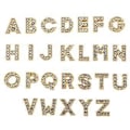 Pikkukuva 1 / 4: 26 kpl Strassikirjaimet Alloy Letters Charm -helmet rannekoruihin