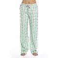 Pikkukuva 1 / 4: Naisten pyjamahousut taskuilla, pehmeät flanelliruudullinen pyjamahousut Z (XL vihreä)