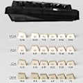 Miniatyrbilde 3 av 5: Unike PBT Keycaps Sitron for Mekaniske Gaming-Tastaturer Ergonomisk Design