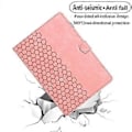Miniatyrbild 5 av 5: Präglad PU-fodral för Samsung Galaxy Tab S9 / S9 FE (Rosa)