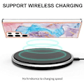 Pikkukuva 3 / 5: Sähköpinnoitettu TPU-kotelo Samsung Galaxy S22 Ultra 5G:lle (Sininen)