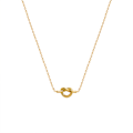 Miniatyrbillede 1 af 4: Guld Halskæde Choker Halskæde, 18K Guldbelagt Yndig Sød Hjerteform