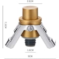 Miniatyrbild 5 av 5: Set med 2 champagneproppar med integrerad tryckpump för att hålla
