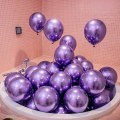 Miniatyrbillede 2 af 5: 50 balloner krom balloner i metallisk glans tykke latexballoner