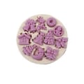 Miniatyrbillede 4 af 5: Chokolade Fondant Kage Silikoneform Slik Hjort Klokke Snemand Forme DIY Bage Dekoreringsværktøj til Dessert Kage Grå