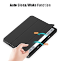 Pikkukuva 5 / 5: 3-Taitettava Yksivärinen Tabletin Kotelo Xiaomi Redmi Pad SE:lle (Musta)
