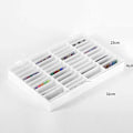 Miniatyrbillede 3 af 5: 32x25x4cm Negle Display Stativ Neglekunst Display Opbevaringsboks Neglesalon Tom Negle Vitrine Neglekunst De