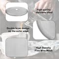 Miniatyrbillede 3 af 5: 4-pakke 4 tommer kaffefilter, til 34oz/1000ml rustfrit stål Rep