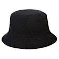 Miniatyrbillede 5 af 5: Unisex Mode Bucket Hat PU Læder Regnhat Vandtæt (sort) (mørkeblå)