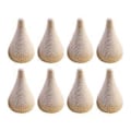 Miniatyrbillede 1 af 3: 8 stk. DIY Blank Vanddråbe Model Ornament Ufærdige Bøgemodeller Børnelegetøj