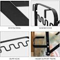 Miniatyrbilde 3 av 5: Sammenleggbar søppelposeholder, bærbar søppelposeholder, sammenleggbar