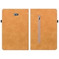 Miniatyrbillede 2 af 5: Lynlås Læder Tablet Etui Til Samsung Galaxy Tab A 10.1 2016/T580/T585 (Gul)