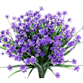 Miniatyrbild 1 av 5: Violte 8 st konstgjorda blommor utomhus UV-beständiga