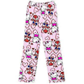 Miniatyrbild 1 av 2: Cartoontryckta Pyjamasbyxor Casual Sömnkläder Loungewear Byxor Underdelar för Kvinnor Tonåringar Flickor (Rosa Katt M)
