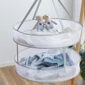 Miniatyrbilde 4 av 5: 2-lags hengende tørkerack (50 cm), hengende nett for tørking, urtetørking