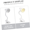 Miniatyrbillede 3 af 5: Klipsboglampe, lyshåndværksbordlampe, klips på sengelampe, øjenplejende bordlampe, nat-LED-pærer, plastikbørnelampe
