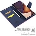 Pikkukuva 5 / 5: Samsung Galaxy Note20 Nahkainen Kotelo (Ruusunpunainen)