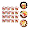 Miniatyrbild 3 av 4: 200 st Papperschipsbox Bärbar Snackmatlåda Fodral Snackförpackningsmaterial