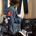 Miniatyrbillede 3 af 5: Stryge-på-patch 32 stk. Fashion DIY assorterede styles broderede Ap