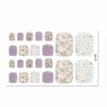 Miniatyrbillede 1 af 5: Glitrende Tånegl Manicure Klistermærker Vandtæt Langtidsholdbar Negleplaster til Kvinder Piger (J23 11)