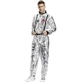 Miniatyrbillede 1 af 5: Rumdragt til rumfartsastronaut Cosplay Uniform til mænd og kvinder Halloween Karneval Performance Kostume (M Mænd)