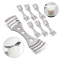 Miniatyrbillede 2 af 5: 6 stk. rustfrit metal lysestage centreringsenheder lysestage kerne H