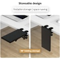 Miniatyrbillede 3 af 5: Computer Arm Support Ergonomisk Håndledsstøtte, Computer Desk Extensio