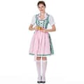 Pikkukuva 5 / 5: Naisten Oktoberfest-asu Saksalainen Dirndl-mekko Baijerilainen Karnevaalijuhla-asu (M Vihreä)